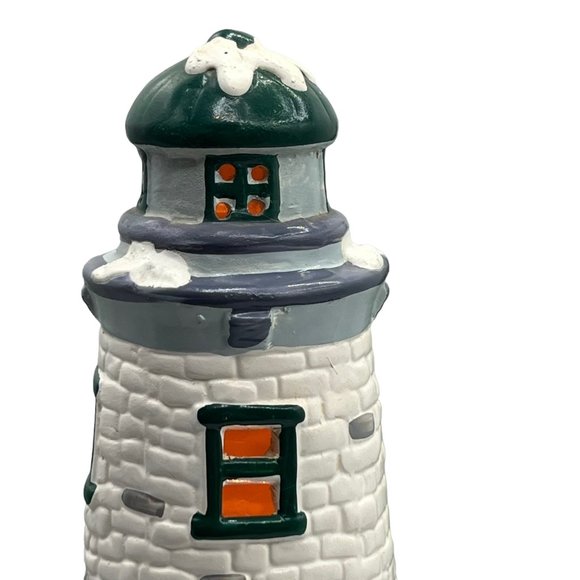 Vintage Department 56 Snow Village Collection Lighthouse Light Up Holiday Decor - Picture 13 of 16